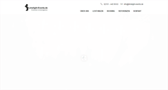 Desktop Screenshot of limelight-events.de