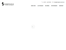 Tablet Screenshot of limelight-events.de
